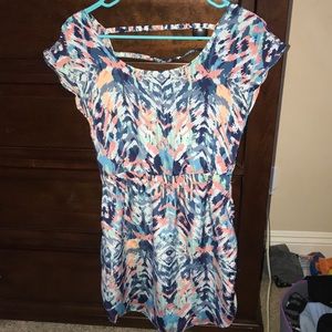american eagle multicolor printed dress